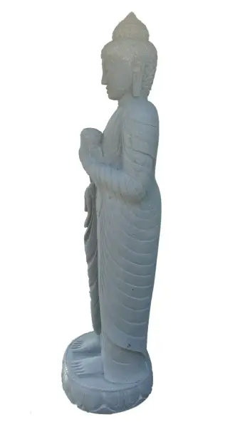 Product image 5 of the product “Standing Buddha with Lotus Flower, ca. 180 cm H ”